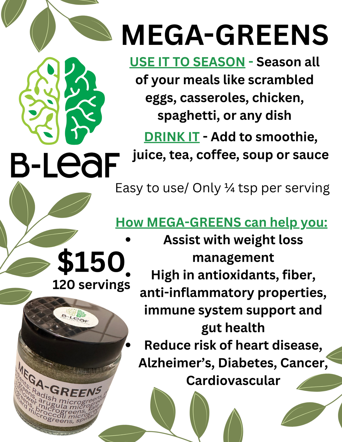MEGA-GREENS Powder