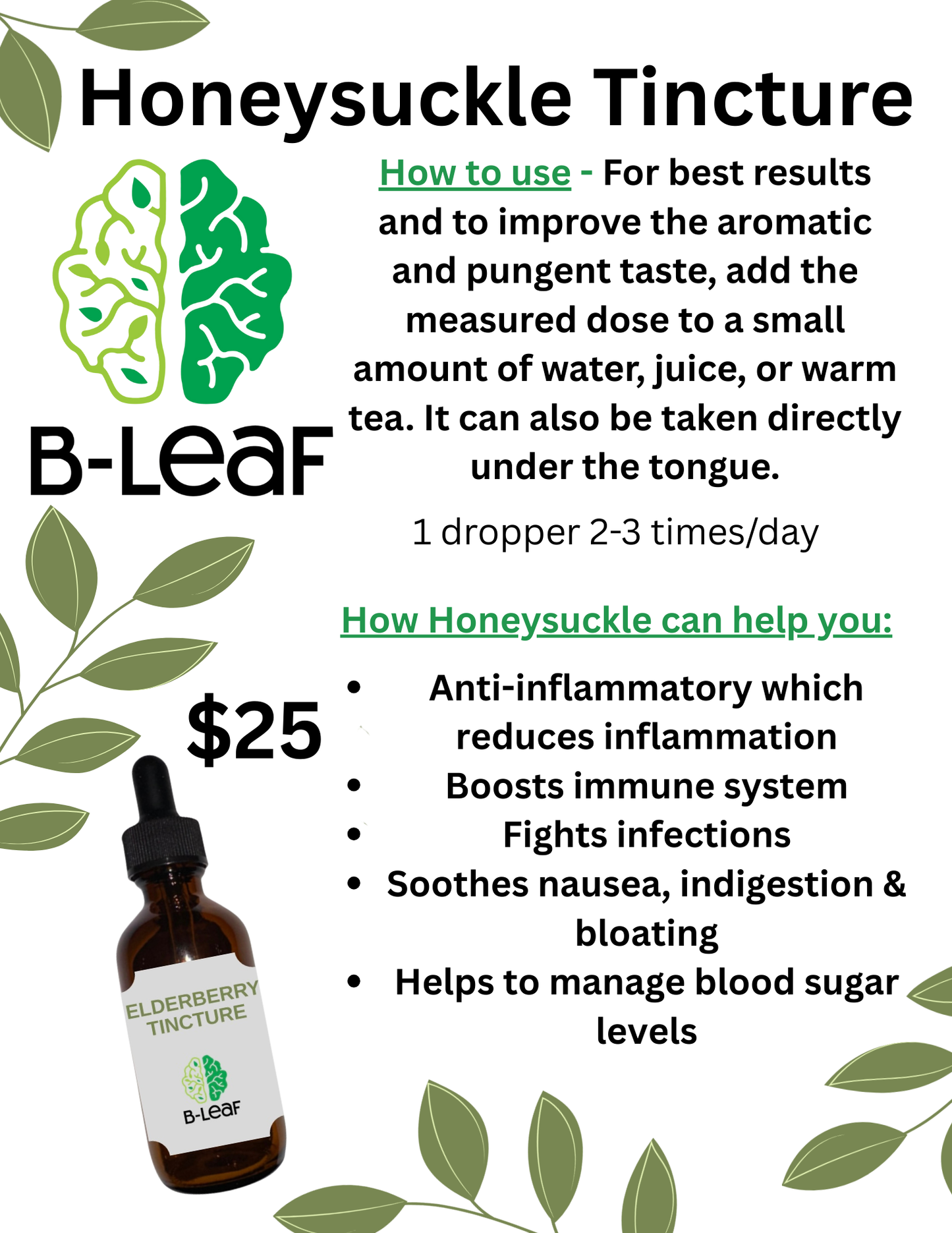 Honeysuckle Tincture