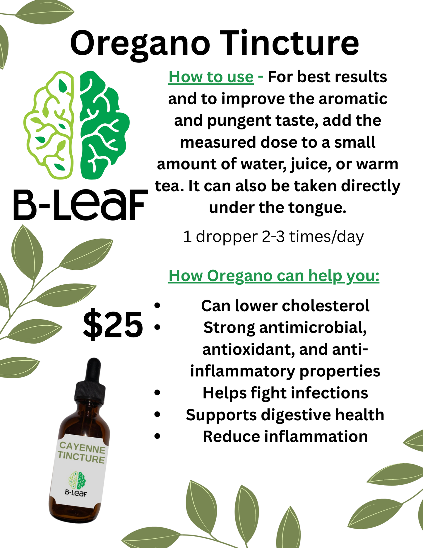 Oregano Tincture